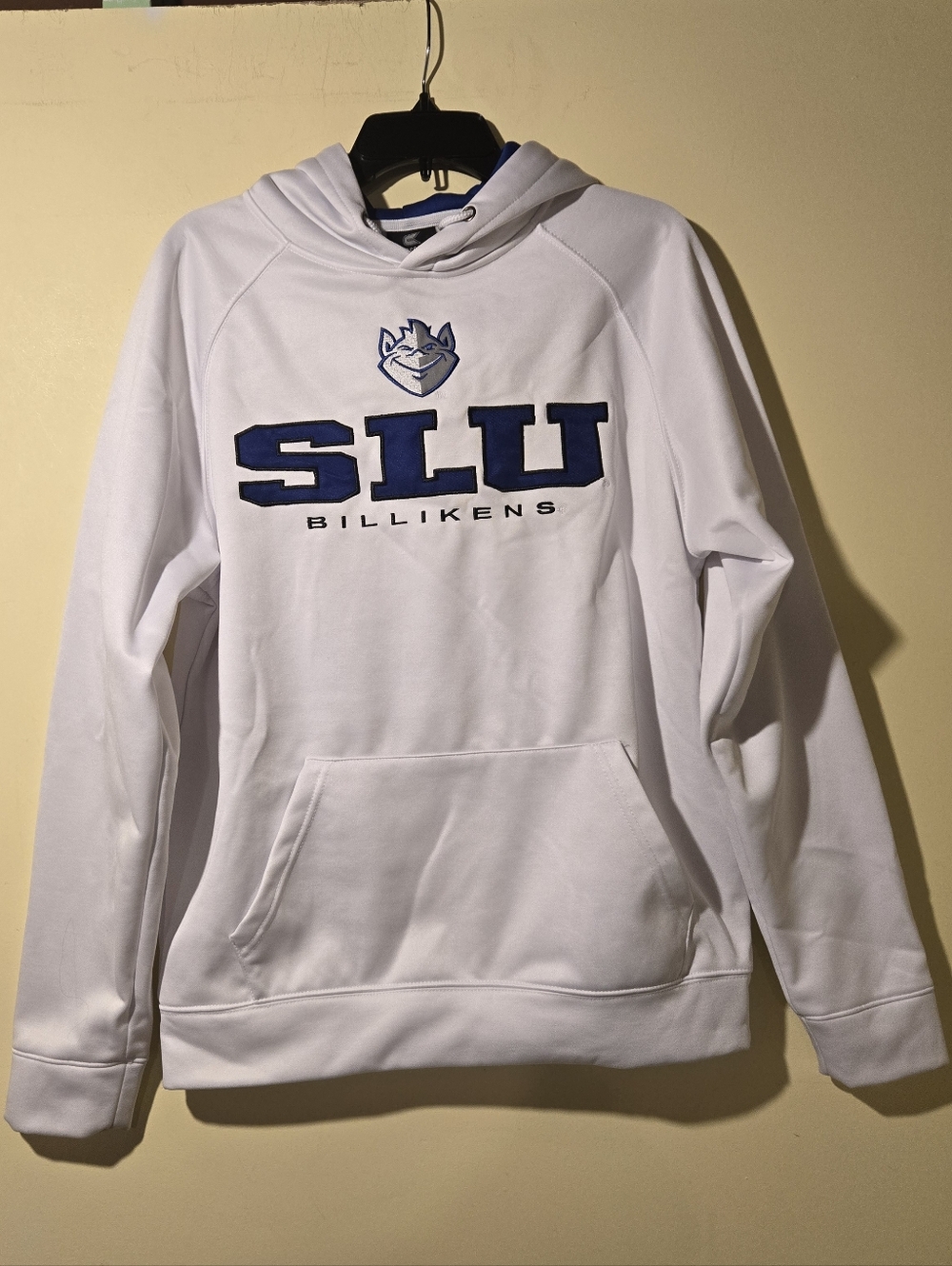 St. Louis University Billikens White Pullover Hoodie - Men's